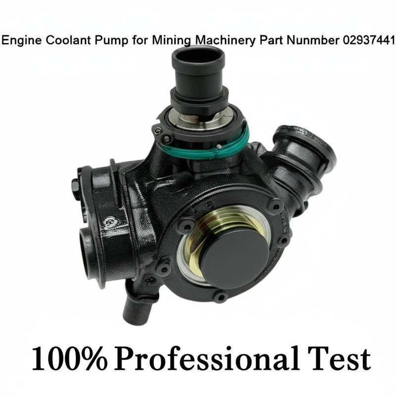 Top- Mesin Pompa pendingin untuk mesin pertambangan Bagian Nomor 02937441 100% Uji profesional