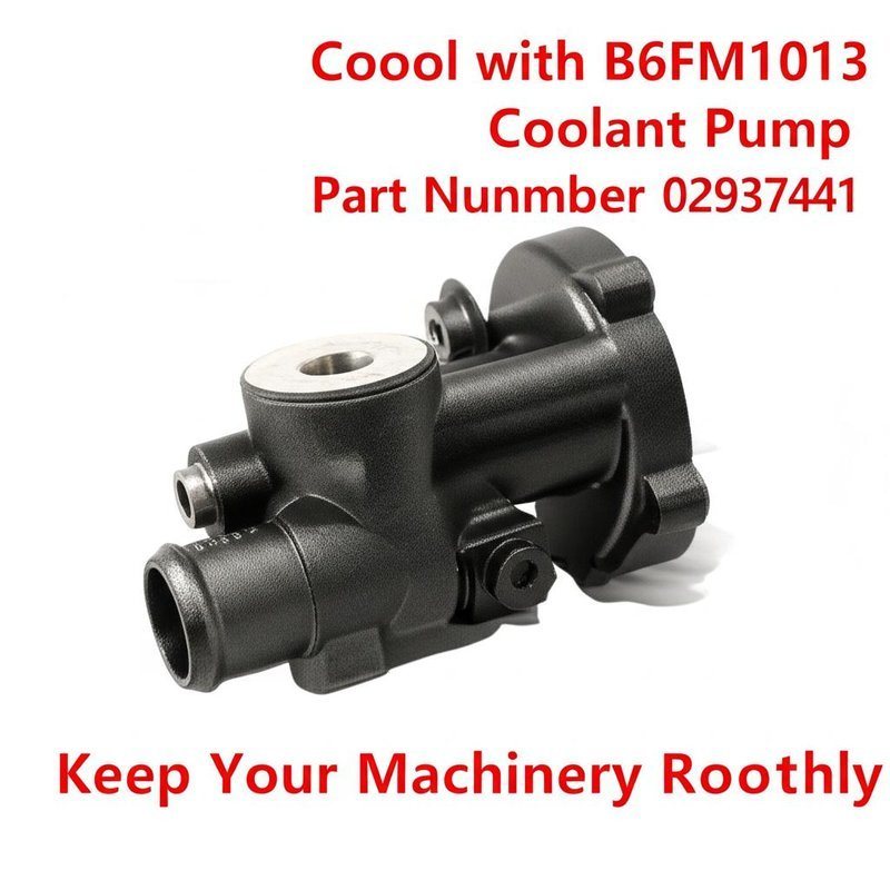 Pendinginan dengan B6FM1013 Coolant Pump Part No. 02937441 Jaga mesin Anda berjalan lancar